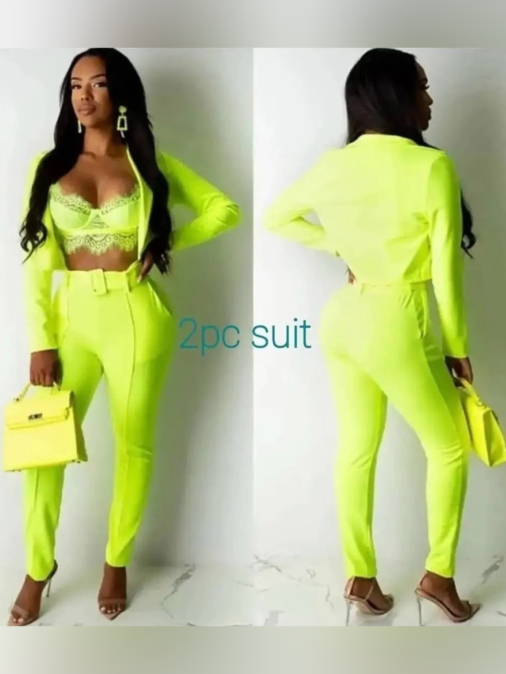 Green suit